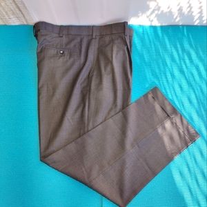 Axist Mens Pleated Front Cuffed Hem Straight Fit Dress Pants 40/32